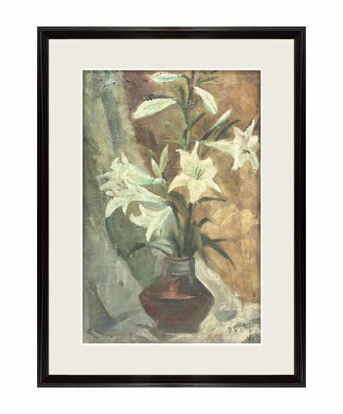 Still life - flower - Đào Sĩ Chu