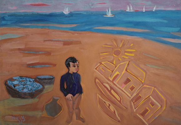 Boy on the beach - Đoàn Hồng