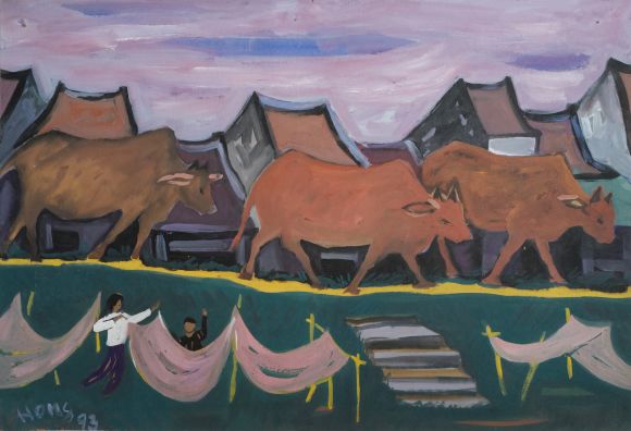 Drying the fabric - Đoàn Hồng