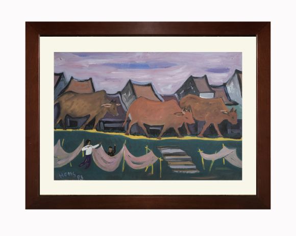 Drying the fabric - Đoàn Hồng