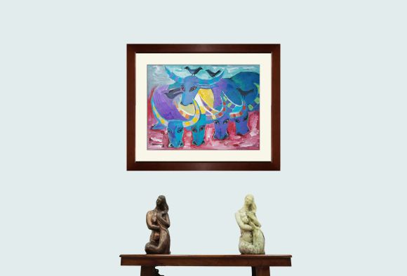 Đàn trâu - Đoàn Hồng