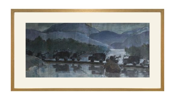 Cảnh đường ra trận - Nguyễn Sĩ Thiết