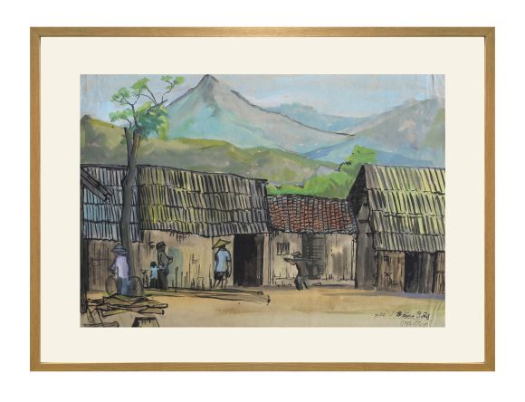 Phong cảnh phố ở Bắc Sơn - Nguyễn Sĩ Thiết