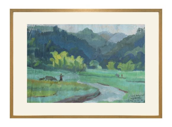 Phong cảnh quê hương anh Hoàng Văn Thụ - Nguyễn Sĩ Thiết