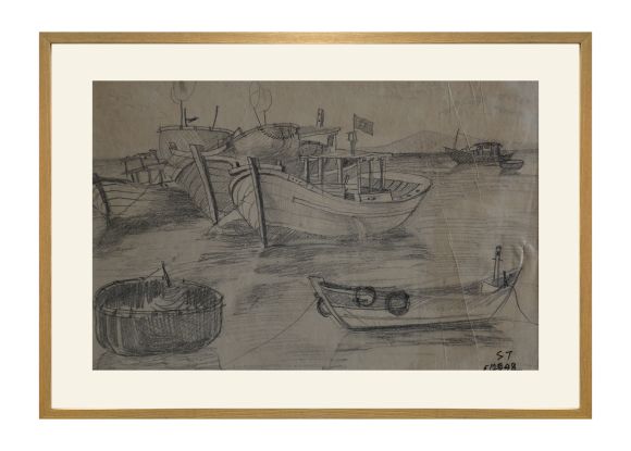 Cảnh bến thuyền - Nguyễn Sĩ Thiết