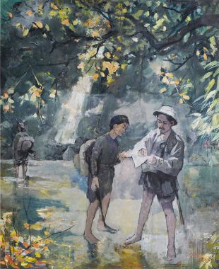 Uncle Ho at strategy base - Lê Văn Xương