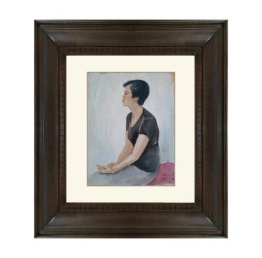 Girl with lotus vase - Nghiêm Xuân Hưng