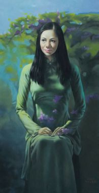 Portrait of meritorious artist Anh Tuyet