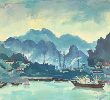 Phong cảnh Hạ Long - Nguyễn Sĩ Thiết
