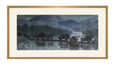 Cảnh đường ra trận - Nguyễn Sĩ Thiết