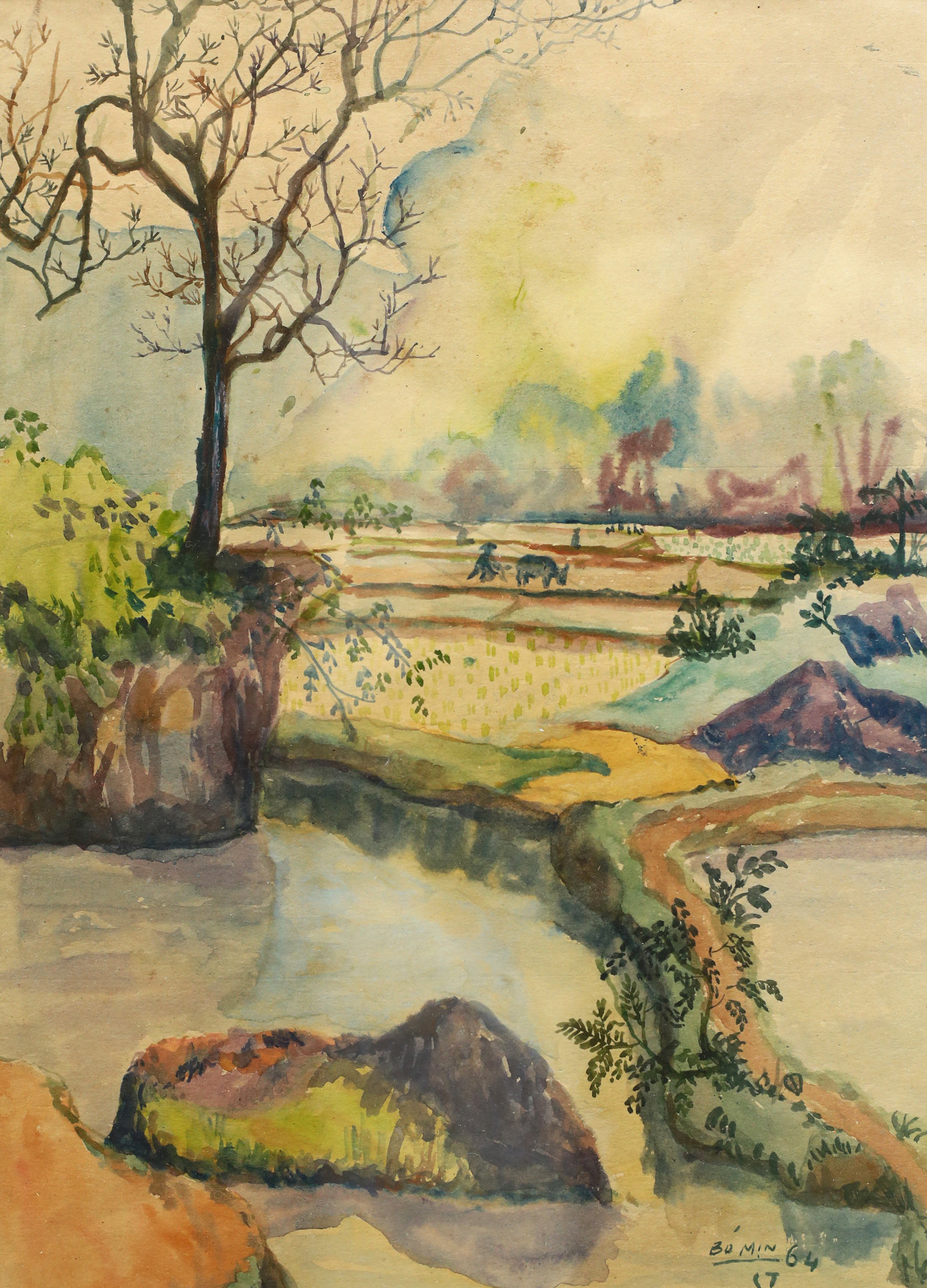 Phong cảnh Bó Mịn - Nguyễn Sĩ Thiết
