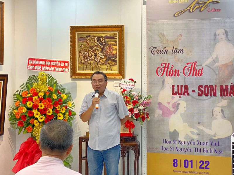 Triển lãm mỹ thuật “Hồn thơ” tại Bình Minh Art Gallery