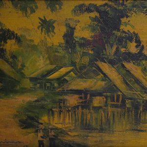 12.Nguyễn Trí Minh, phong cảnh 8, sơn dầu, 38×48, 1967