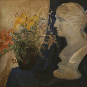 2.Kim Mỵ Yên, tĩnh vật, sơn dầu, 43×45, 1967