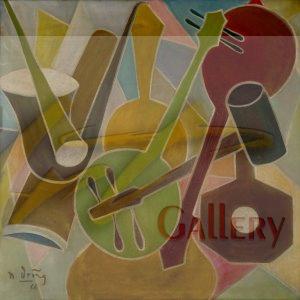 2.Ngọc Dũng, nhạc, sơn dầu, 100×100, 1966