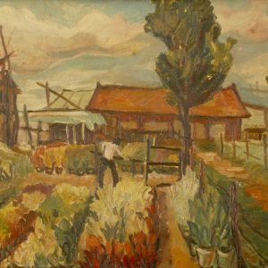 4Ngọc Dũng, phong cảnh, sơn dầu, 40×60, 1961