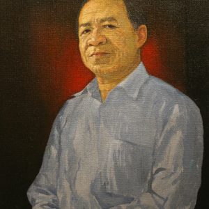 1.Bùi Văn Tuất, chân dung Trương Văn Thuận, sơn dầu, 73x55cm, 2016