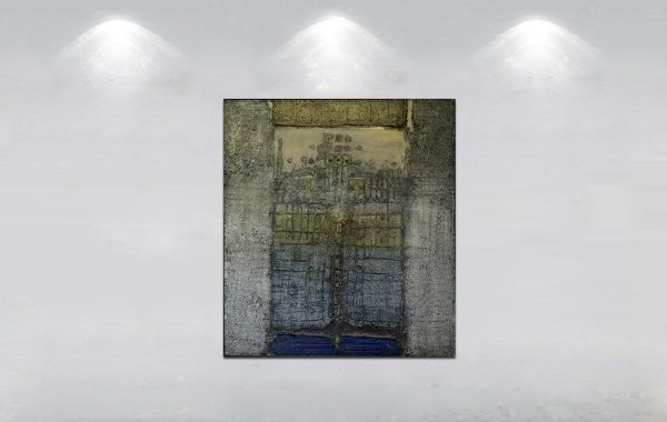 Đỗ Hoàng Tường, không đề, hỗn hợp, 110x100cm, 2000