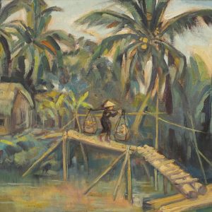 Thuận Hồ, Phong cảnh 1, Sơn dầu, 60×80, 1995