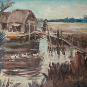 Thuận Hồ, Phong cảnh 2, Sơn dầu, 60×80, 1996 (1)