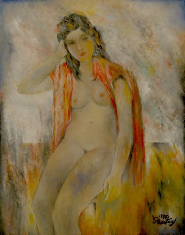 11.Trần Tuy, khỏa thân, sơn dầu, 50x40cm, 1987