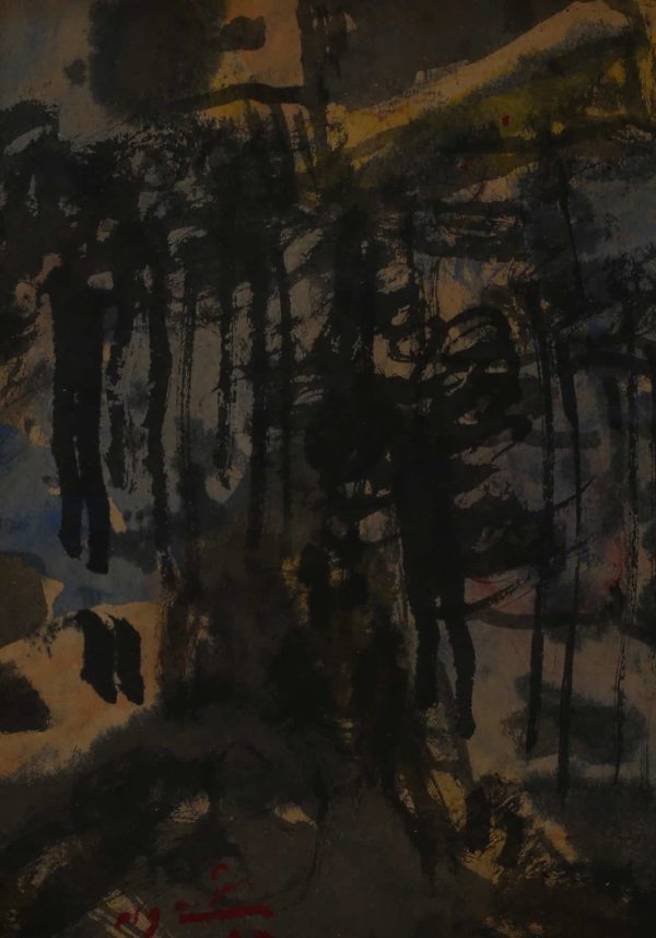 10.Bàng Sĩ Nguyên, Phong cảnh, tổng hợp, 23×17, 1999