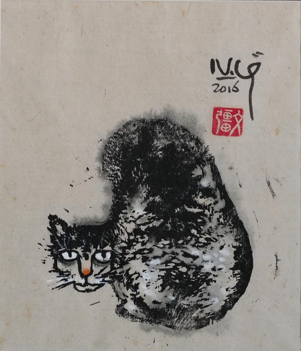 1. Nguyễn Văn Cường, Mèo hoang, in độc bản, 21×18 cm, 2016