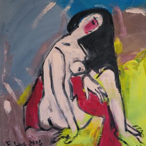 21.Phạm Lực, Khỏa thân, sơn dầu, 81×75 cm, 2004