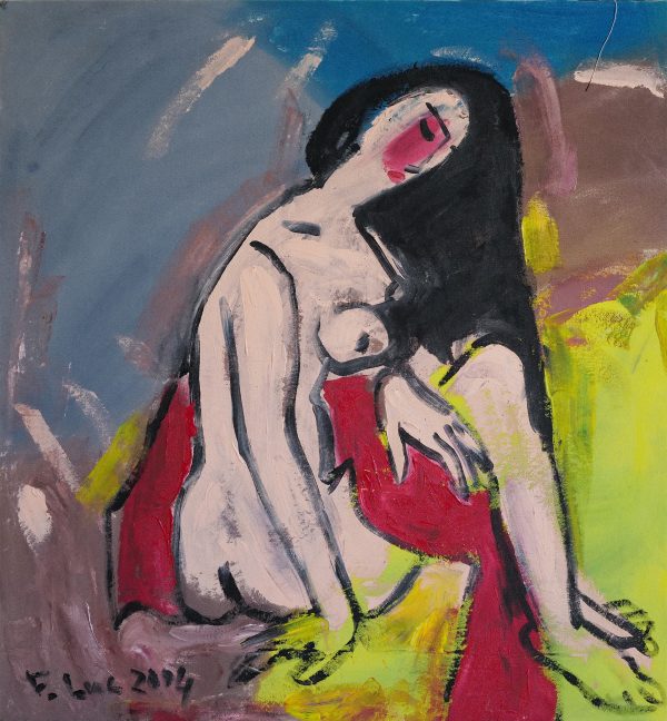21.Phạm Lực, Khỏa thân, sơn dầu, 81×75 cm, 2004