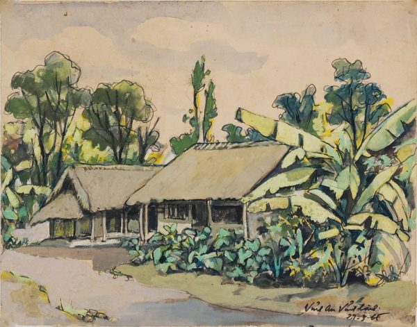 1. Lê Văn Xương, Vĩnh An – Vĩnh Linh, tổng hợp, 20×25.5cm, 1965