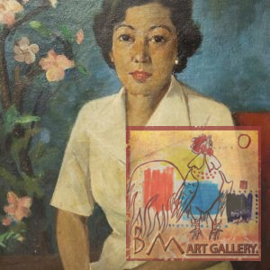 14. Lê văn Xương, Bà Đào (phu nhân HS), sơn dầu, 60x48cm, 1981