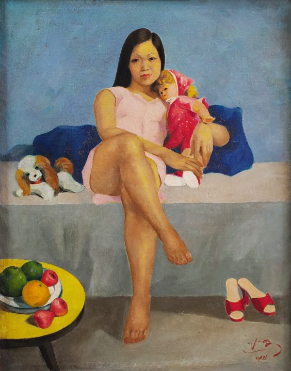 17. Lê Văn Xương, Nghệ sĩ Lê Như Thanh, 88×69 cm, sơn dầu