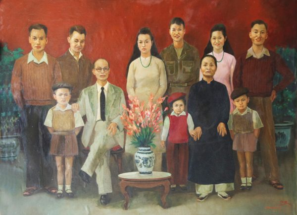 18. Lê văn Xương, một gia đình quý tộc xưa, sơn dầu, 94x120cm, 1949
