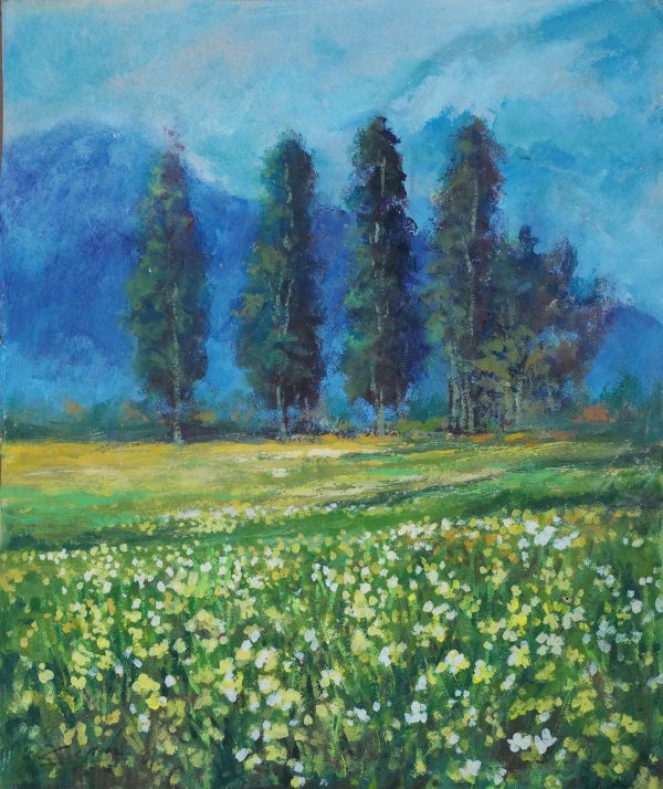 5. Nam Anh, Phong cảnh, sơn dầu, 50×42 cm, 2008