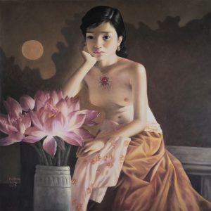 22. Nghiêm Xuân Hưng, Nhện, sơn dầu, 95×90 cm, 2016-2019