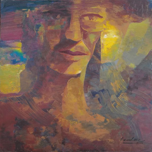 23. Đặng Kim Long, Chân dung cố nhạc sĩ Trịnh Công Sơn, sơn dầu, 150x150cm, 2007