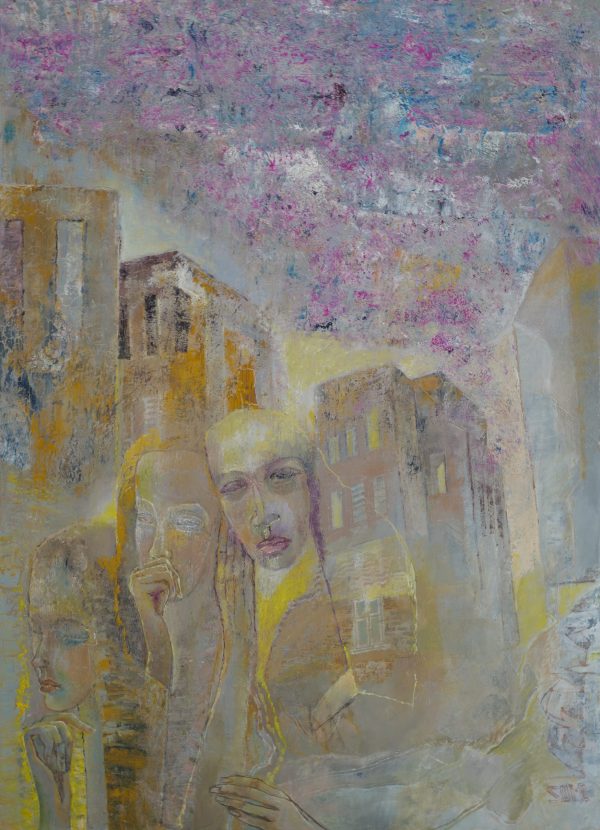 20. Lê Thanh,Phố Biển, sơn dầu, 110x80cm, 2019