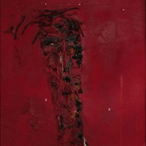 7. Nguyễn Tấn Cương, Trừu tượng, sơn dầu, 44x39cm, 1999